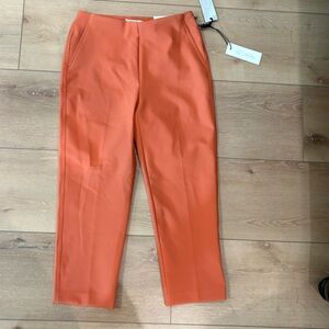 Rachel Zoe Hi-Rise Slim Leg Orange Pants